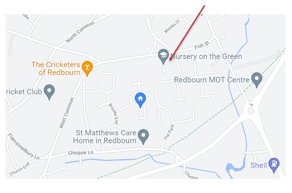 Redbourn Parish Centre map 2