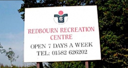 Redbourn Recreation Centre sign